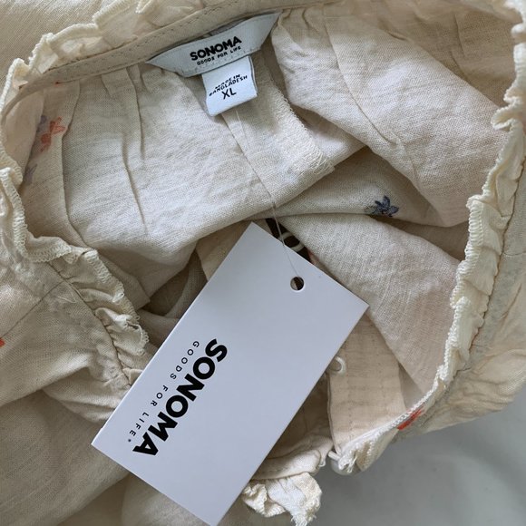 NWT Sonoma Goods for Life Women's Top Blouse, Size XL - Picture 8 of 14